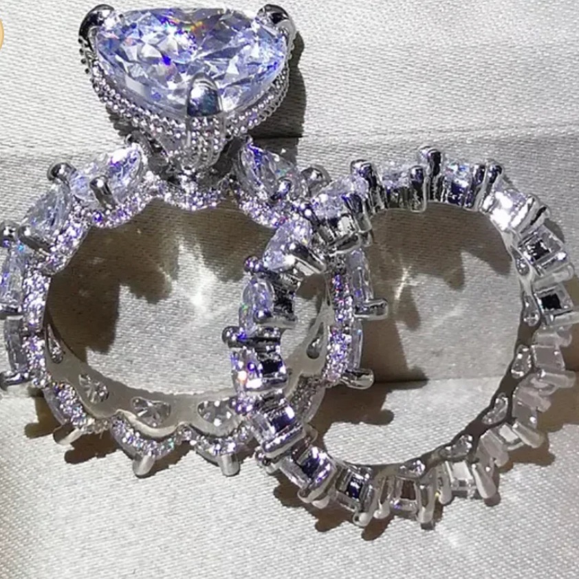 Heart Ring Set